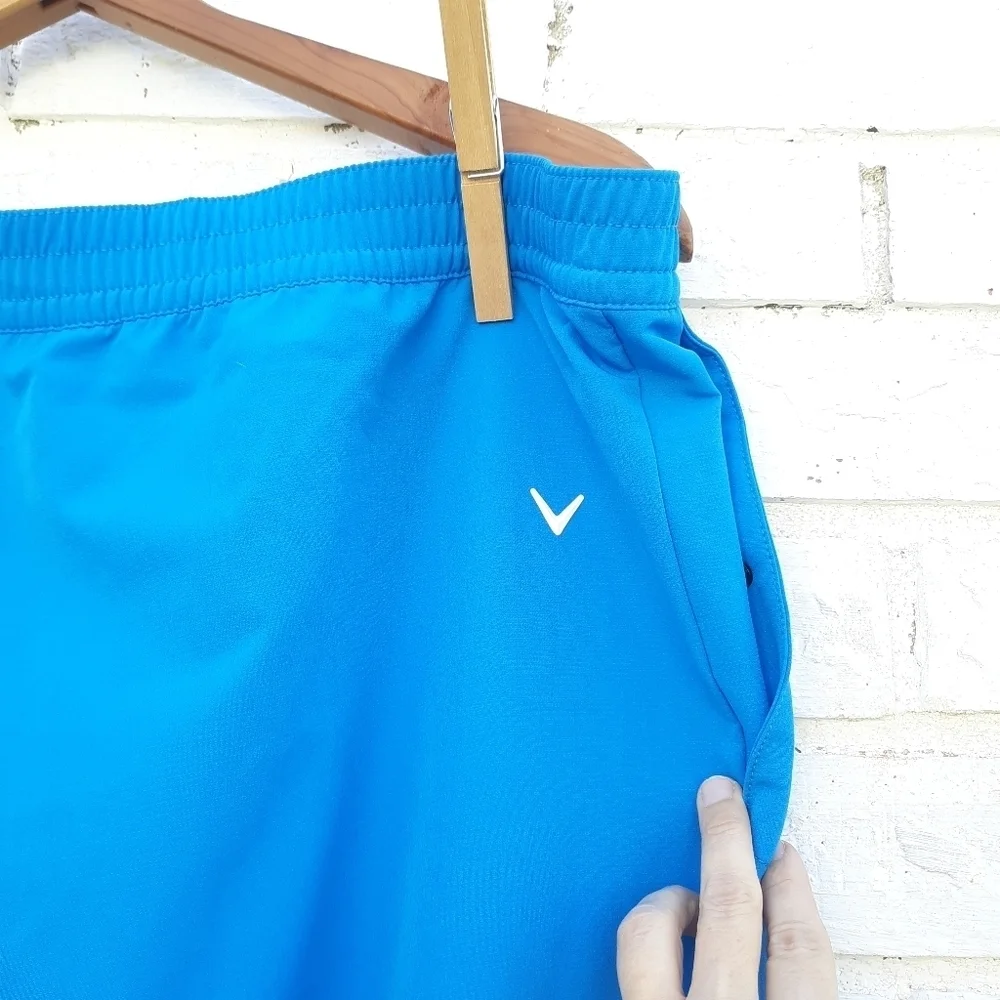Callaway Performance Pants Blue Stretch Waist